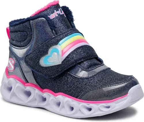 Členková obuv SKECHERS - Brilliant Rainbow 302669L/NVPK Nvy/Pnk