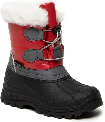 Snehule KICKERS - Sealsnow KI-653265-10 S Red/Black/Grey 41