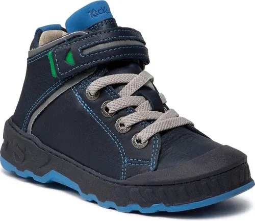 Šnurovacia obuv Kickers - Kick Teen 878840-30 S Teen Navy 10