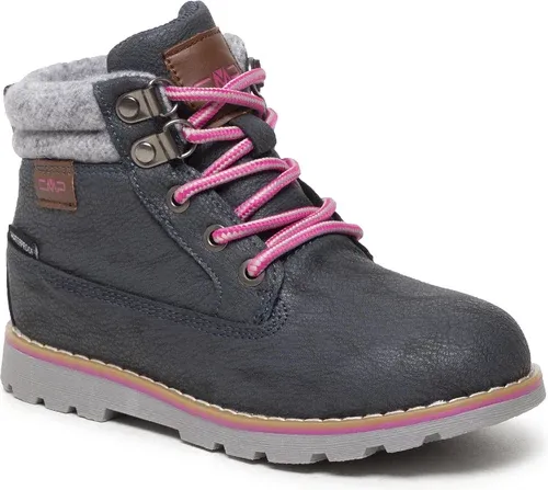 Šnurovacia obuv CMP - Kids Thuban Lifestyle Shoes Wp 39Q4944 Antracite/Carminio