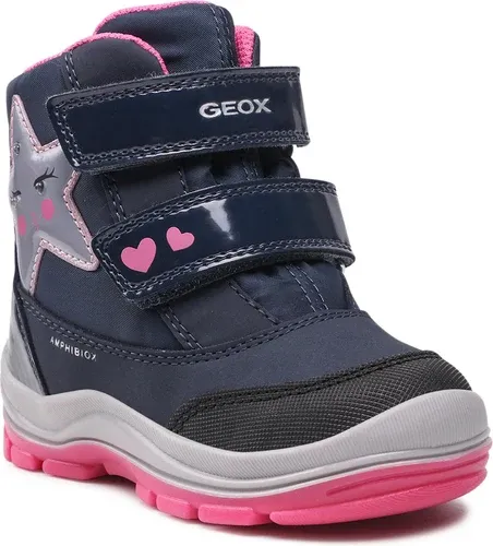 Snehule Geox - B Flanfil G.B Abx A B163WA 050FU C4268 S Navy/Fuchsia