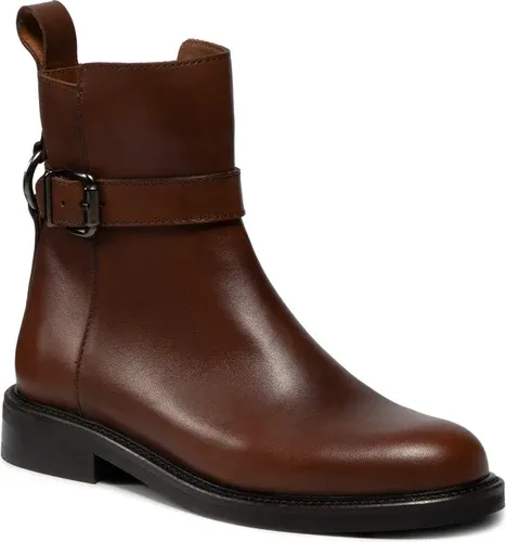 Členkové čižmy NESSI - 21142 Brąz 14