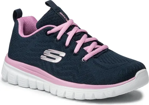 Topánky SKECHERS - Gel Connected 12615/NVPK Nvy/Pnk