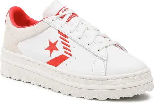 Sneakersy CONVERSE - Pro Leather X2 Ox 168691C White/Egret/University Red