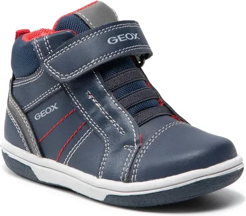Členková obuv GEOX - B Flick B.A B1637A 054FU C0735 S Navy/Red