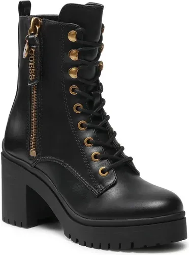 Členkové čižmy GUESS - Cabra2 FL7CBR ELE10 BLACK