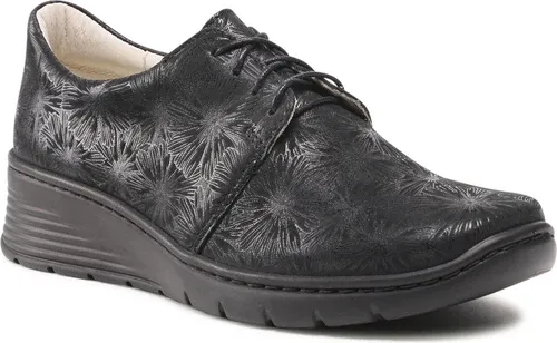 Poltopánky WALDI - 0796 Czarne Kwiaty