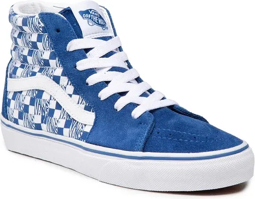 Sneakersy Vans - Sk8-Hi VN000D5F9AO1 (Vans Chkrbrd)Trbl/Trwht