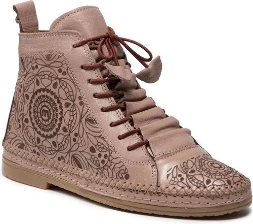 Členkové čižmy MANITU - 990039-08 Beige Členkové čižmy MANITU - 990039-08 Beige