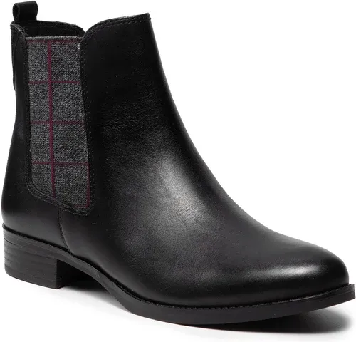 Kotníková obuv s elastickým prvkom CAPRICE - 9-25337-27 Black Nappa 022