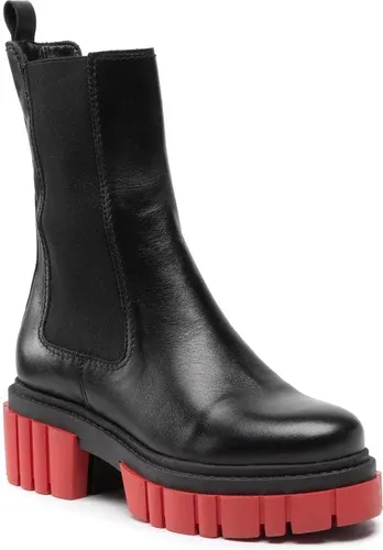 Členkové čižmy SIMEN - 4683A Czarny/Czerwony