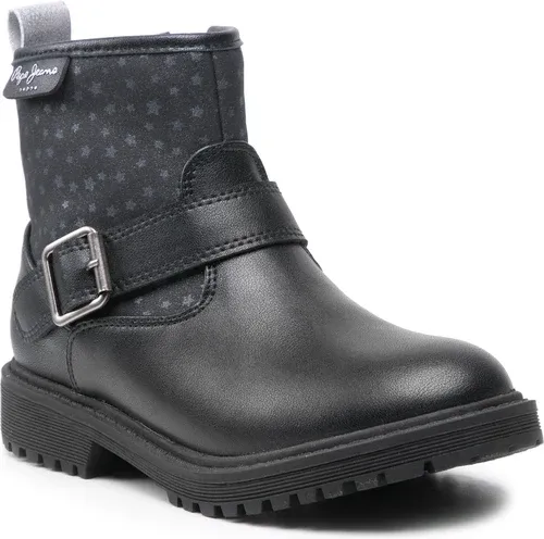 Čižmy Pepe Jeans - Hatton Motoclub PGS50166 Black 999