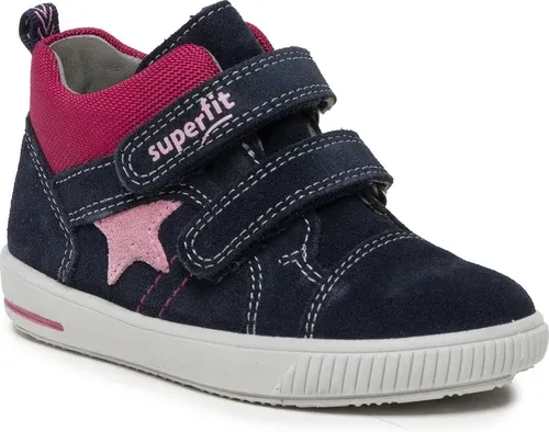 Šnurovacia obuv Superfit - 1-000352-8020 Blau/Rosa/Rot