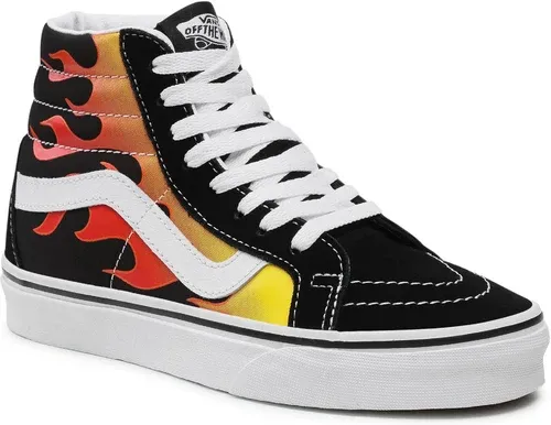 Sneakersy Vans - Sk8-Hi Reissue VN0A2XSBPHN1 (Flame) Black/Black/Tr Wht