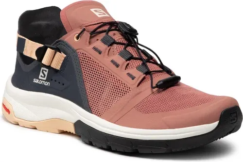 Trekingová obuv Salomon - Tech Amphib 4 W 412994 23 V0 Brick Dust/Ebony/Almond Cream