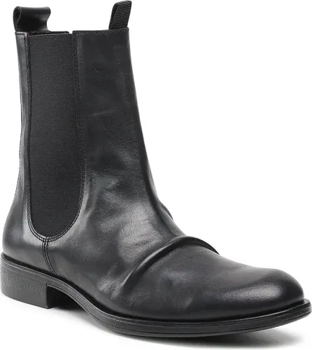 Členková obuv s elastickým prvkom Fly London - Mozefly P144798000 Black