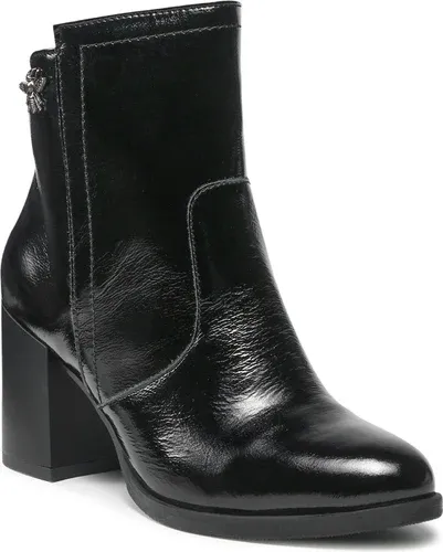 Členkové čižmy POLLONUS - 5-1106-006 Czarny Naplak/Logo