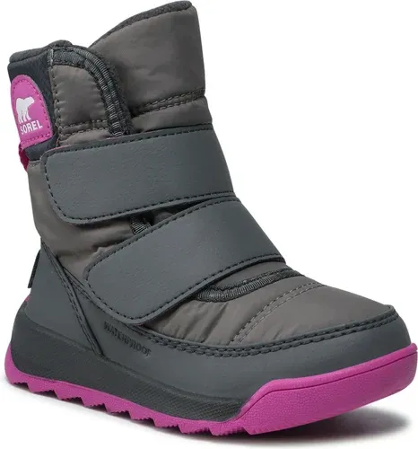 Snehule SOREL - Childrens Whitney II Strap Wp NC3919 Quarry/Grill 052