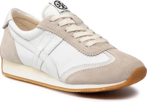 Sneakersy TORY BURCH - Hank Sneaker 82187 Snow White/Beige 250
