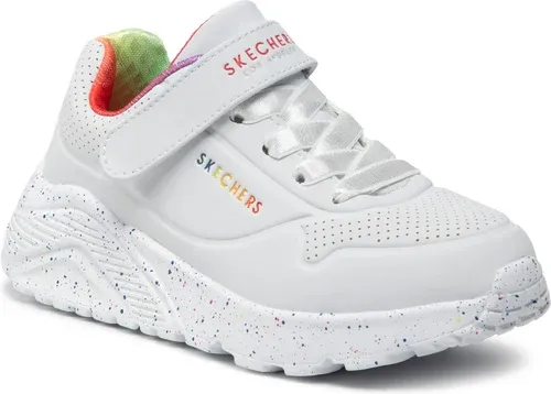 Sneakersy SKECHERS - Rainbow Specks 310457L/WMLT White/Multi