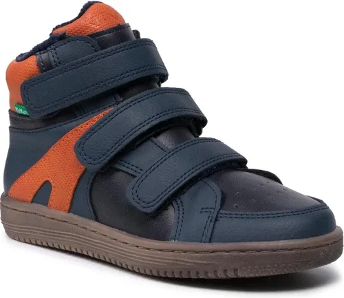 Šnurovacia obuv Kickers - Lohan 739363-30 M Navy/Orange 103