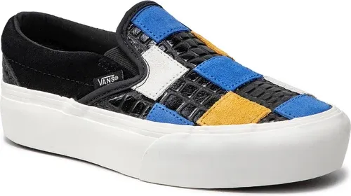 Tenisky Vans - Classic Slip-On P VN0A3JEZ1L21 (Croc Suede Check)Mlt/Blk