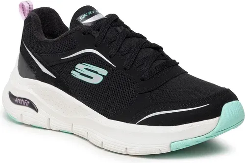 Topánky SKECHERS - Gentle Stride 149413/BKMN Black/Mint