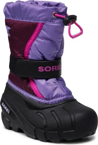 Snehule SOREL - Childrens Flurry NC1965 Purple Dehila/Paisley Purple 562