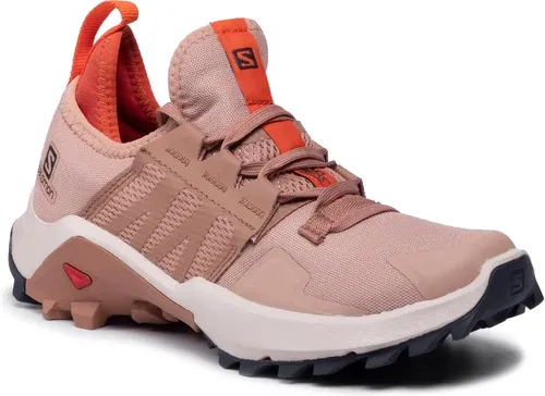 Topánky Salomon - Madcross W 414425 20 V0 Sirocco/Mocha Mousse/Red Orange