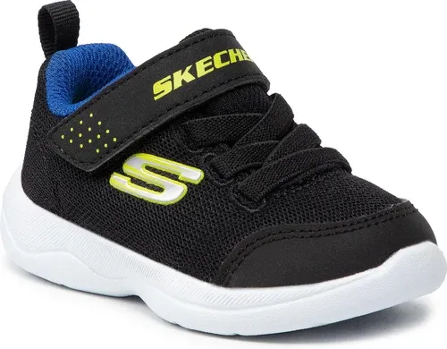 Sneakersy SKECHERS - Mini Wanderer 407300N/BBLM Blk/Blue/Lime