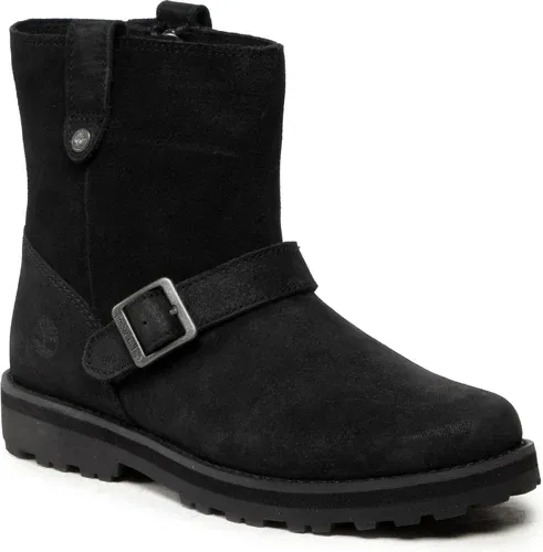 Šnurovacia obuv Timberland - Courma Kid Wl TB0A2HJP015 Black Nubuck