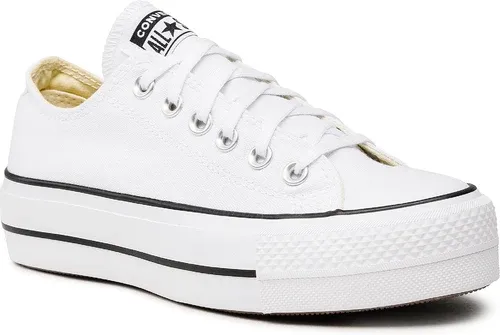 Tramky CONVERSE - Ctas Lift Ox 560251C White/Black/White