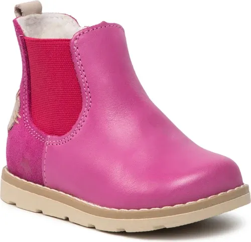 Šnurovacia obuv RenBut - 12-1479 Amarant Gwiazdki