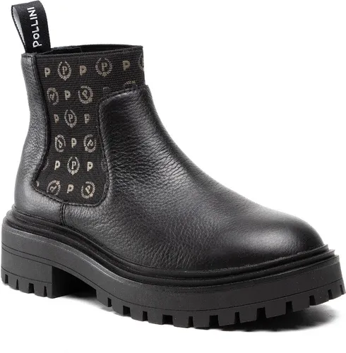 Kotníková obuv s elastickým prvkom POLLINI - TA21045G0DQ1F00A Nero