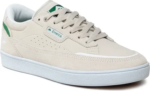 Sneakersy EMERICA - Gamma 6101000137196 White/Green/Gum