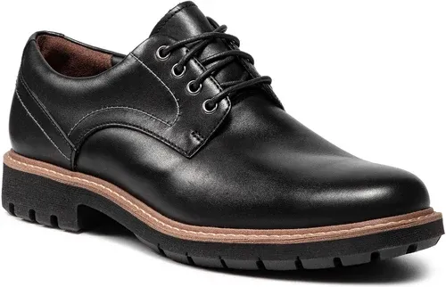 Poltopánky Clarks - Batcombe Hall 261275497 Black Leather