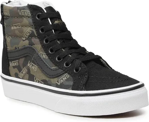 Sneakersy Vans - Sk8-Hi Zip VN000W9W8B81 (Logo Camo)Blk/Timberwolf