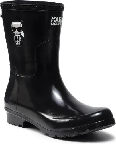 Gumáky KARL LAGERFELD - KL47073 Black Rubber