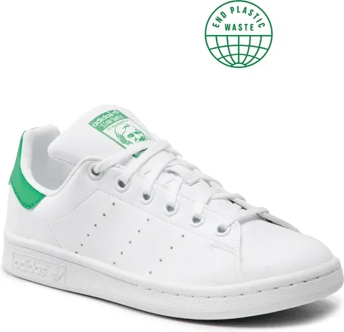 Topánky adidas - Stan Smith J FX7519 Ftwwht/Ftwwht/Green