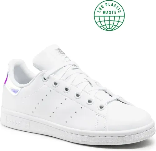 Topánky adidas - Stan Smith J FX7521 Ftwwht/Ftwwht/Silvmt