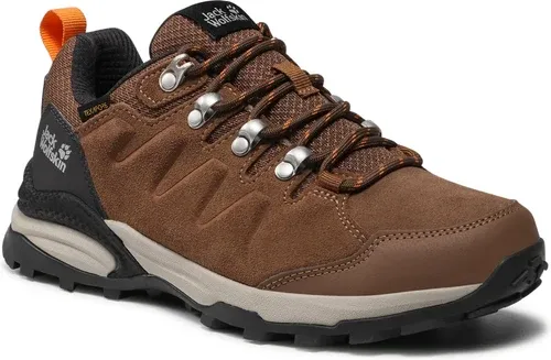 Trekingová obuv Jack Wolfskin - Refugio Texapore Low W 4050821 Brown/Apricot