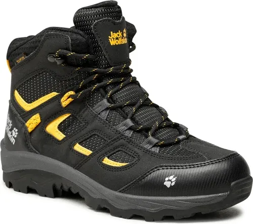 Trekingová obuv Jack Wolfskin - Vojo Texapore Mid K 4042181 Black/Burly Yellow