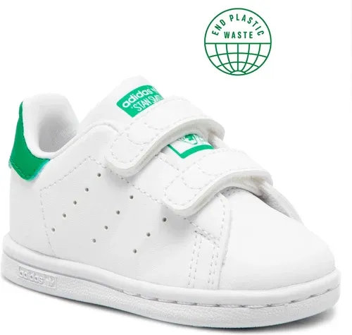 Topánky adidas - Stan Smith Cf I FX7532 Ftwwht/Ftwwht/Green