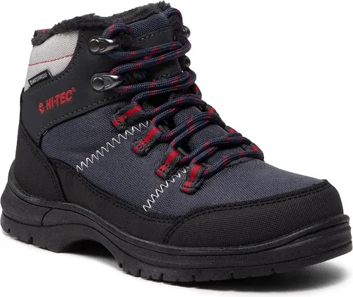 Trekingová obuv Hi-Tec - Lusari Mid Wp Jr AVSAW21-HT-BD-01 Dark Grey/Black/Red