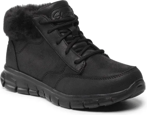 Členkové čižmy SKECHERS - Warm Seeker 167258/BBK Black