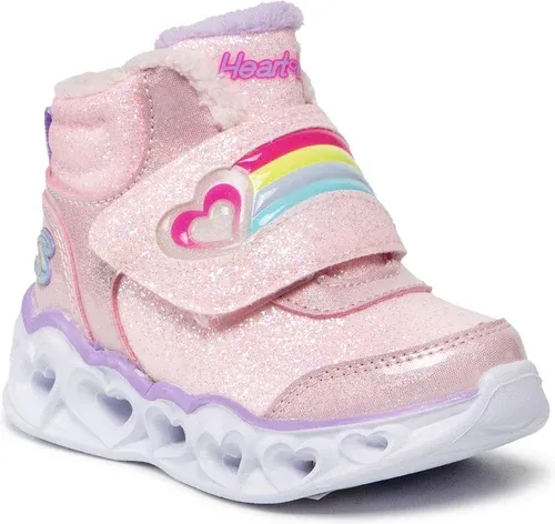 Členková obuv SKECHERS - Brilliant Rainbow 302669N/PKLV Pink/Lavender