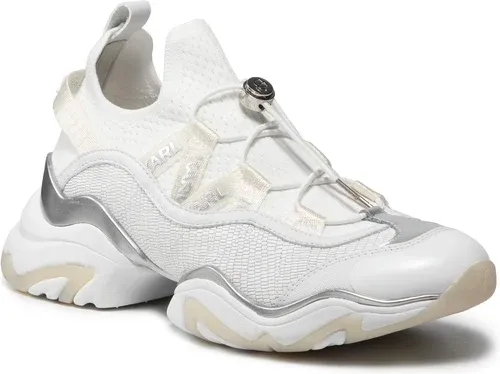 Sneakersy KARL LAGERFELD - KL62329 White/Silver