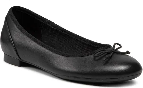 Baleríny CLARKS - Couture Bloom 261154854 Black Leather