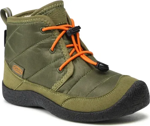 Členková obuv KEEN - Howser II Chukka Wp 1025516 Capulet Olive/Russet Orange