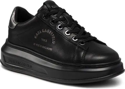 Sneakersy KARL LAGERFELD - KL62538 Black Lthr/Mono